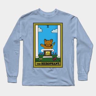 TAROT CARDS | THE HIEROPHANT. | CAT Long Sleeve T-Shirt